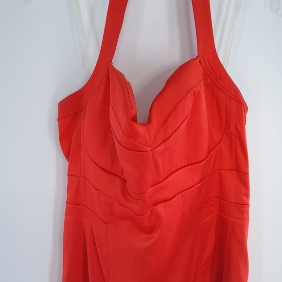 WISHES WISHES WISHES PLUS SIZE HALTER DRESS 15/16 - Picture 2 of 7